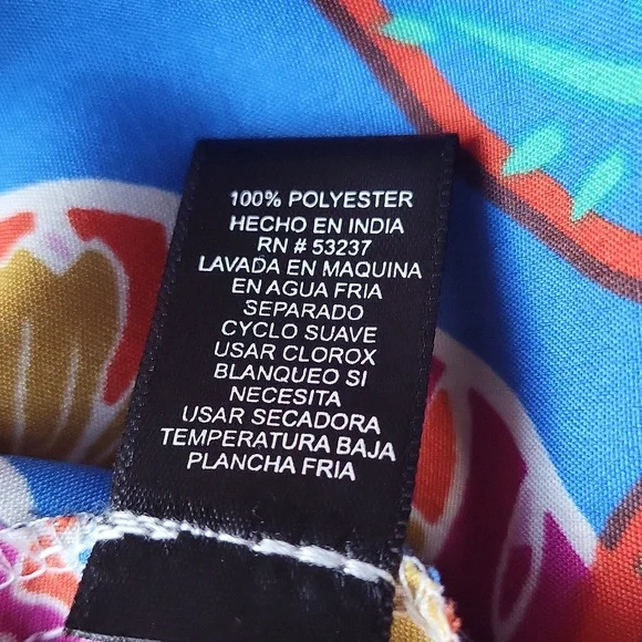 Bright Colorful Floral Maxi Skirt - Picture 9 of 9